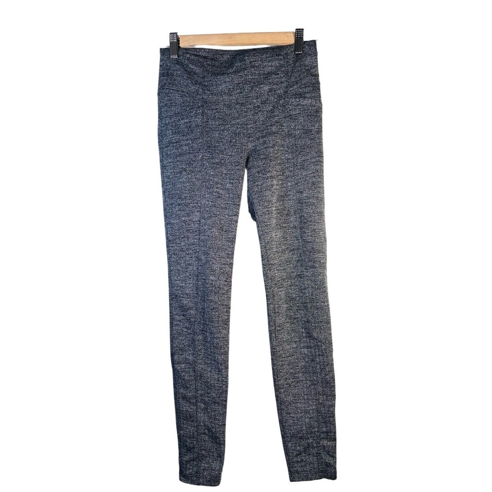 Athleta Herringbone Metro High Waisted Legging Women's Size Small Dark Grey Work
